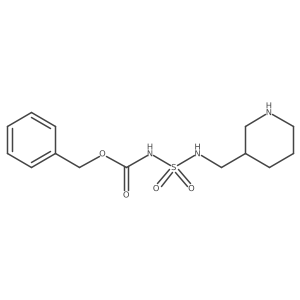 benzyl N-{[(piperidin-3-yl)methyl]sulfamoyl}carbamate结构式