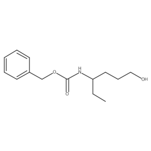 benzyl N-(6-hydroxyhexan-3-yl)carbamate结构式
