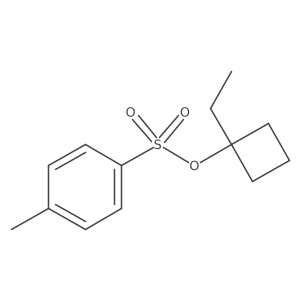 1-Ethylcyclobutyl 4-methylbenzene-1-sulfonate结构式