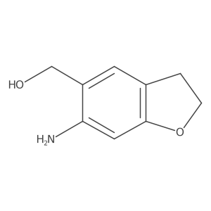 (6-Amino-2,3-dihydrobenzofuran-5-yl)methanol结构式