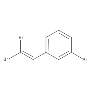 1-Bromo-3-(2,2-dibromoethenyl)benzene结构式