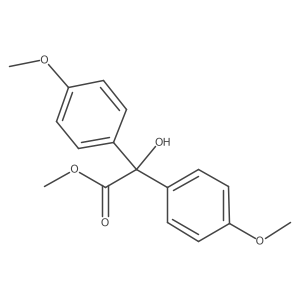 Methyl 4,4'-dimethoxybenzilate结构式