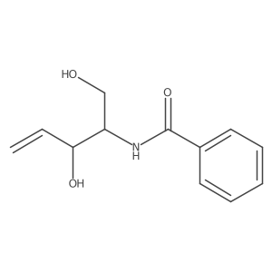 4-(Benzoylamino)-1,2,4-trideoxy-L-threo-pent-1-enitol结构式