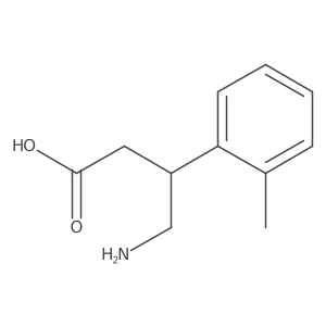 4-Amino-3-(2-methylphenyl)butanoic acid Structure
