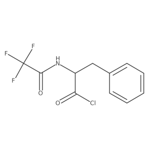 N-trifluoroacetyl-DL-phenylalanyl chloride结构式