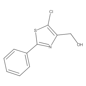 5-Chloro-2-phenyl-4-thiazolemethanol结构式