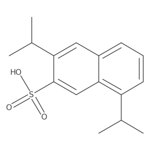 3,8-Diisopropyl-2-naphthalenesulfonic acid Structure