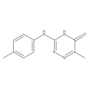 6-Methyl-3-[(4-methylphenyl)amino]-1,2,4-triazin-5-ol Structure