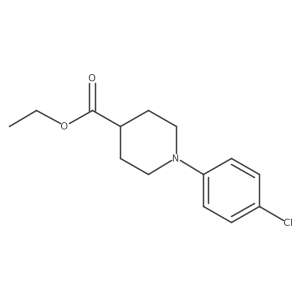 1-(4-Chlorophenyl)piperidine-4-carboxylic acid, ethyl ester Structure