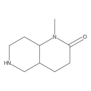 (4AS,8aR)-1-methyl-decahydro-1,6-naphthyridin-2-one Structure