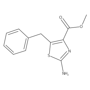 Methyl 2-amino-5-benzyl-1,3-thiazole-4-carboxylate结构式