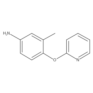 3-Methyl-4-(pyridin-2-yloxy)aniline Structure