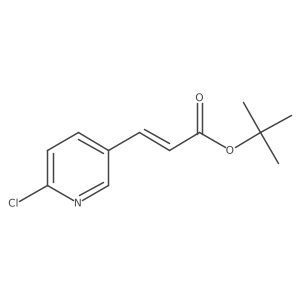 tert-butyl (2E)-3-(6-chloropyridin-3-yl)prop-2-enoate Structure