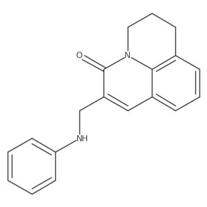 2-((phenylamino)methyl)-6,7-dihydropyrido[3,2,1-ij]quinolin-3(5H)-one Structure