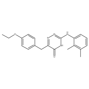 3-((2,3-dimethylphenyl)amino)-6-(4-ethoxybenzyl)-1,2,4-triazin-5(4H)-one Structure