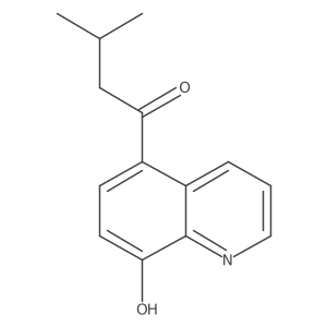 1-(8-Hydroxyquinolin-5-yl)-3-methylbutan-1-one结构式