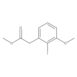 Methyl 2-iodo-3-methoxybenzeneacetate Structure