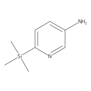 3-Pyridinamine, 6-(trimethylsilyl)- Structure