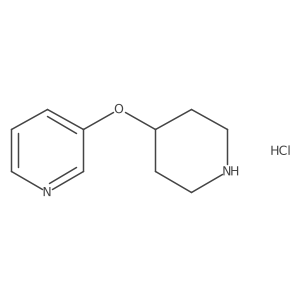 3-(4-Piperidinyloxy)pyridine hydrochloride Structure