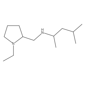[(1-Ethylpyrrolidin-2-YL)methyl](4-methylpentan-2-YL)amine Structure