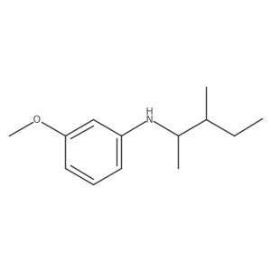 3-methoxy-N-(3-methylpentan-2-yl)aniline Structure