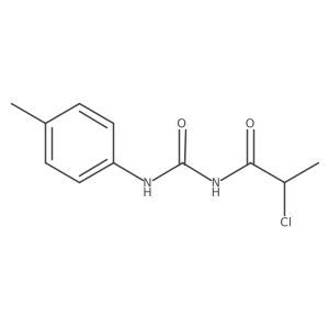 3-(2-Chloropropanoyl)-1-(4-methylphenyl)urea结构式