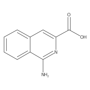 1-Aminoisoquinoline-3-carboxylic acid结构式
