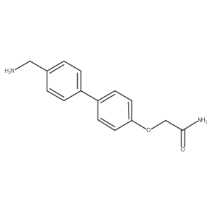 2-{4-[4-(Aminomethyl)phenyl]phenoxy}acetamide Structure