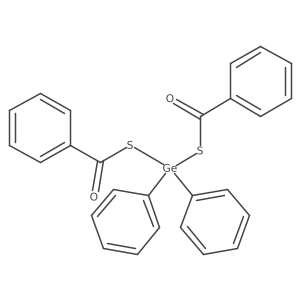 bis(Benzoylthio)diphenyl-germane Structure