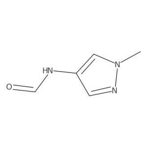 N-(1-methyl-1H-pyrazol-4-yl)formamide结构式
