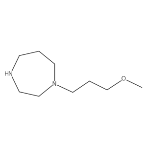 1-(3-Methoxypropyl)-1,4-diazepane结构式