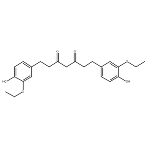 1,7-Bis(3-ethoxy-4-hydroxyphenyl)-3,5-heptanedione Structure