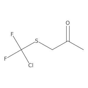 Chlorodifluoromethylthio-propan-2-one结构式