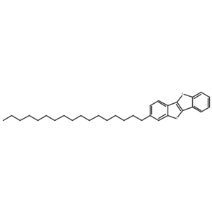 2-Heptadecylbenzo[b]benzo[4,5]thieno[2,3-d]thiophene结构式