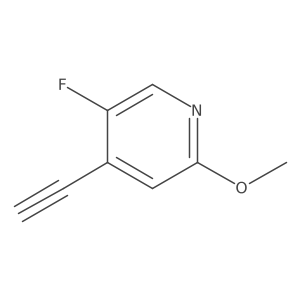 4-Ethynyl-5-fluoro-2-methoxypyridine Structure