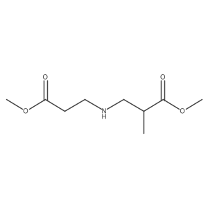 Methyl 3-[(3-methoxy-3-oxopropyl)amino]-2-methylpropanoate结构式