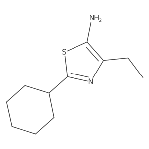 2-Cyclohexyl-4-ethylthiazol-5-amine Structure