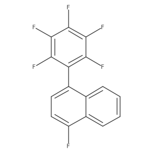 1-Fluoro-4-(perfluorophenyl)naphthalene结构式