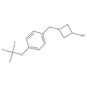 1-{[4-(Trifluoromethoxy)phenyl]methyl}azetidin-3-ol Structure