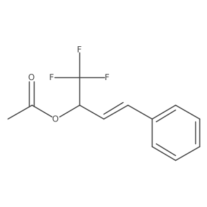 3-Buten-2-ol, 1,1,1-trifluoro-4-phenyl-, acetate, (Z)-结构式