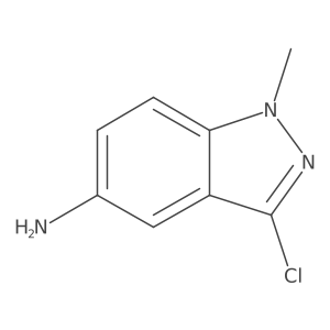 3-Chloro-1-methyl-1H-indazol-5-amine Structure