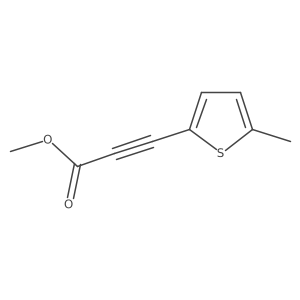Methyl 3-(5-methylthiophen-2-yl)prop-2-ynoate结构式