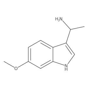 1-(6-Methoxy-1H-indol-3-YL)ethan-1-amine结构式