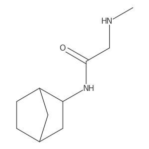 N-{bicyclo[2.2.1]heptan-2-yl}-2-(methylamino)acetamide结构式