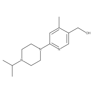 (6-(4-Isopropylpiperazin-1-yl)-4-methylpyridin-3-yl)methanol结构式