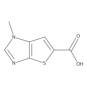 1-Methylthieno[2,3-d]imidazole-5-carboxylic acid结构式