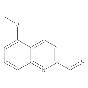 5-Methoxy-2-quinolinecarboxaldehyde结构式