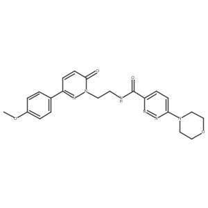 N-(2-(3-(4-methoxyphenyl)-6-oxopyridazin-1(6H)-yl)ethyl)-6-morpholinopyridazine-3-carboxamide Structure