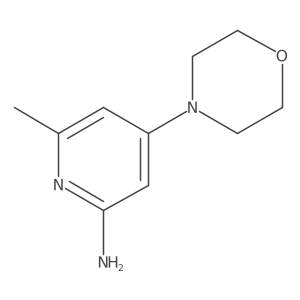 6-Methyl-4-morpholinopyridin-2-amine结构式