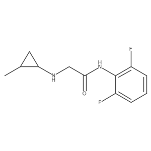 Acetamide, N-(2,6-difluorophenyl)-2-[(2-methylcyclopropyl)amino]-结构式
